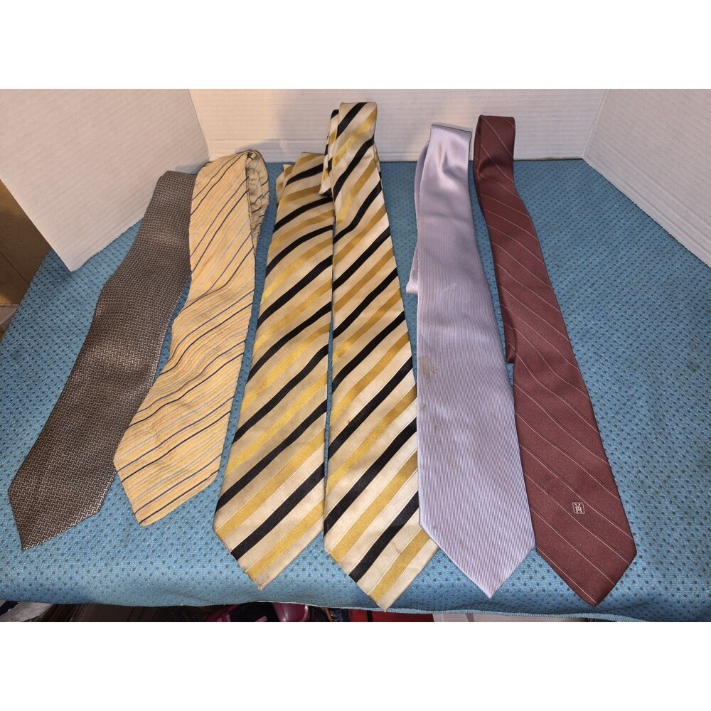 Lot of 6 men's neck tie